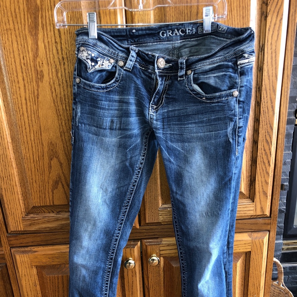 Boot cut jeans